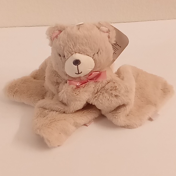 Kelly Baby Other - NEW Kelly Baby Lovey Lovie Bear rattler one size beige-pink colors B18 P